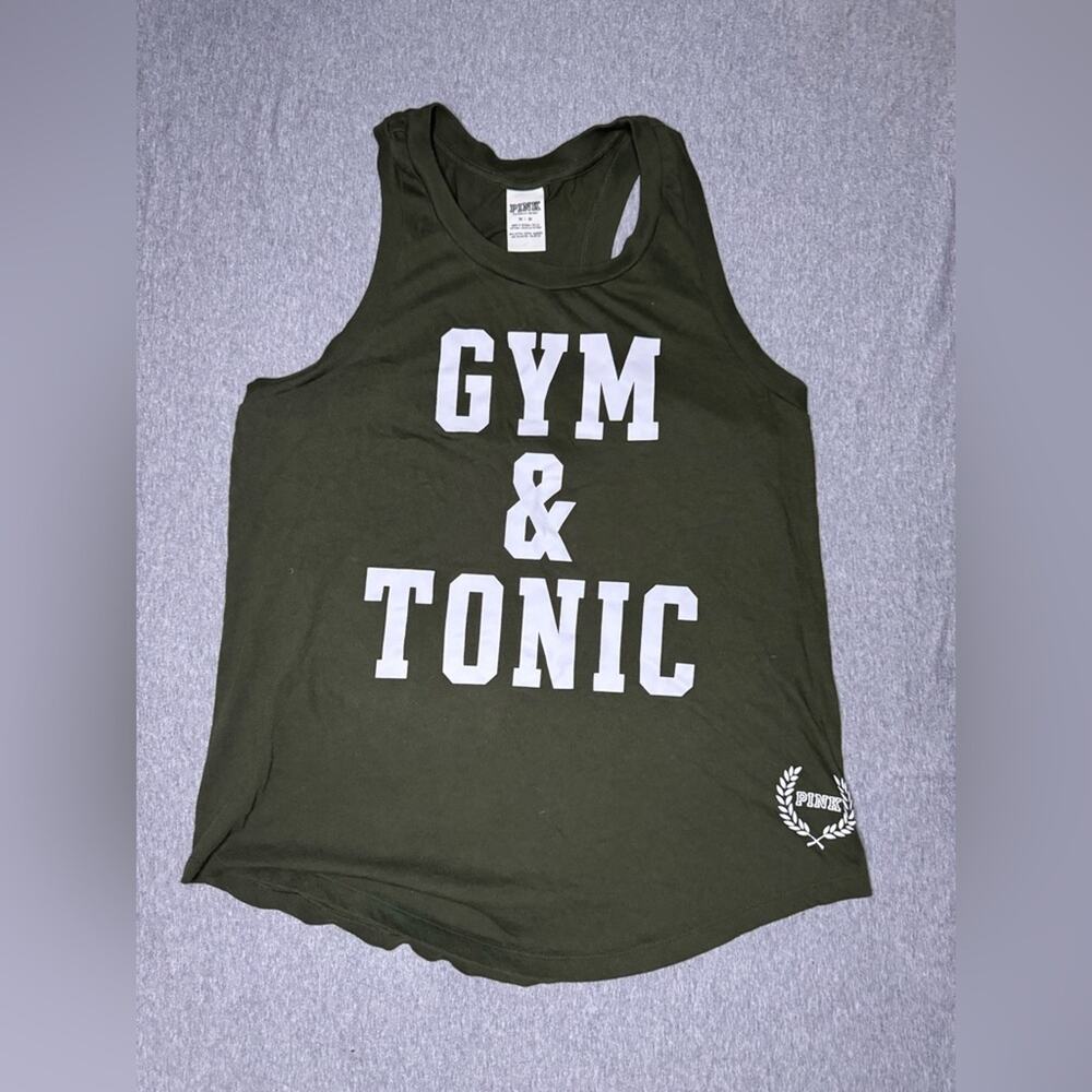 Victoria's Secret PINK “Gym & Tonic” Exercise Tank | Size M